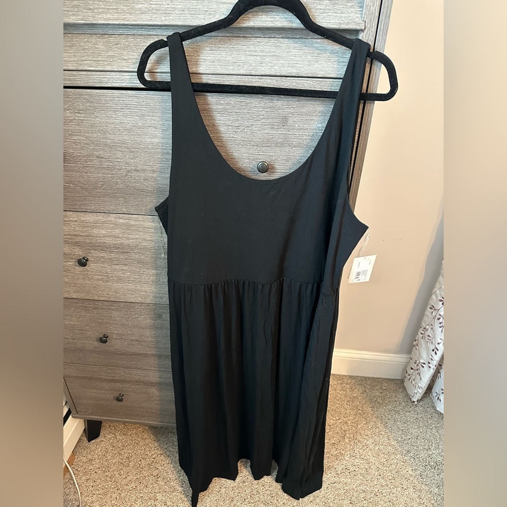Target Black Maxi Sundress Scoop Neck Sleeveless
